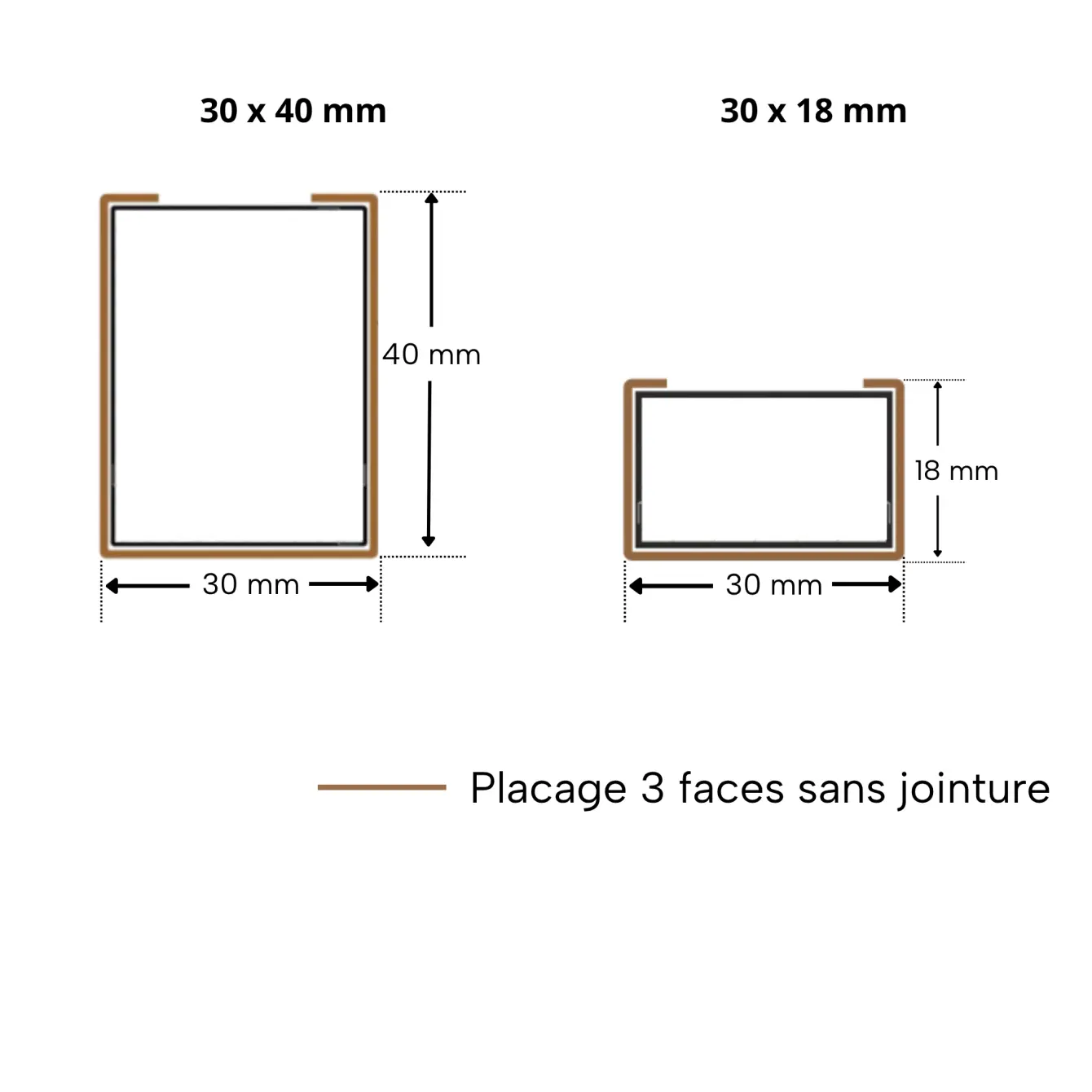 Latte de bois murale individuelle Léo Beige sable